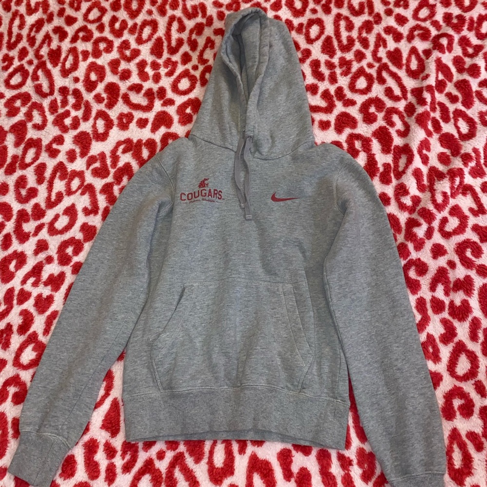 Nike Gray Washington State Cougars Hoodie